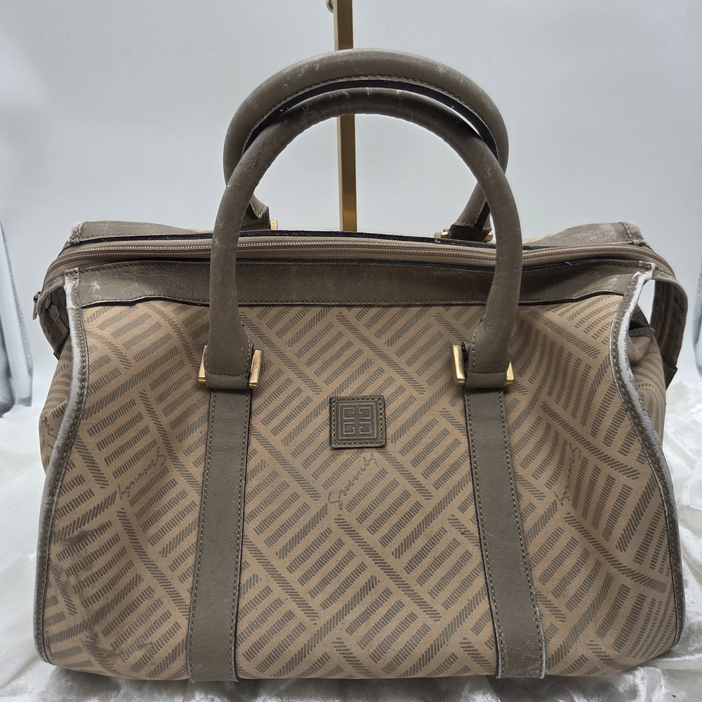Givenchy Elegant Beige Designer Boston Shoulder Bag